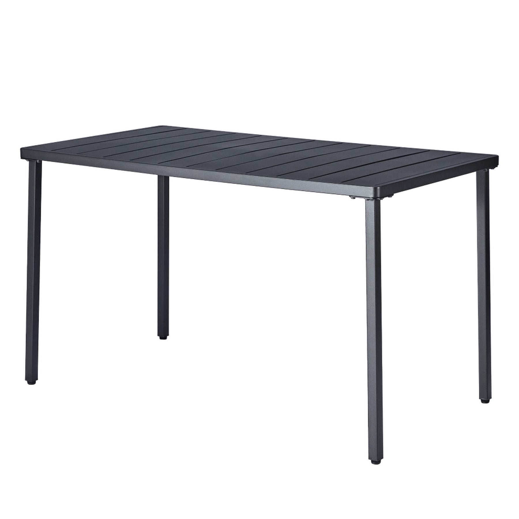 Masa gradina SALTON, negru, metal, 130x70x75 cm