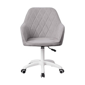 Scaun de birou SANTY, gri, metal/stofa, 60x62x85-100 cm