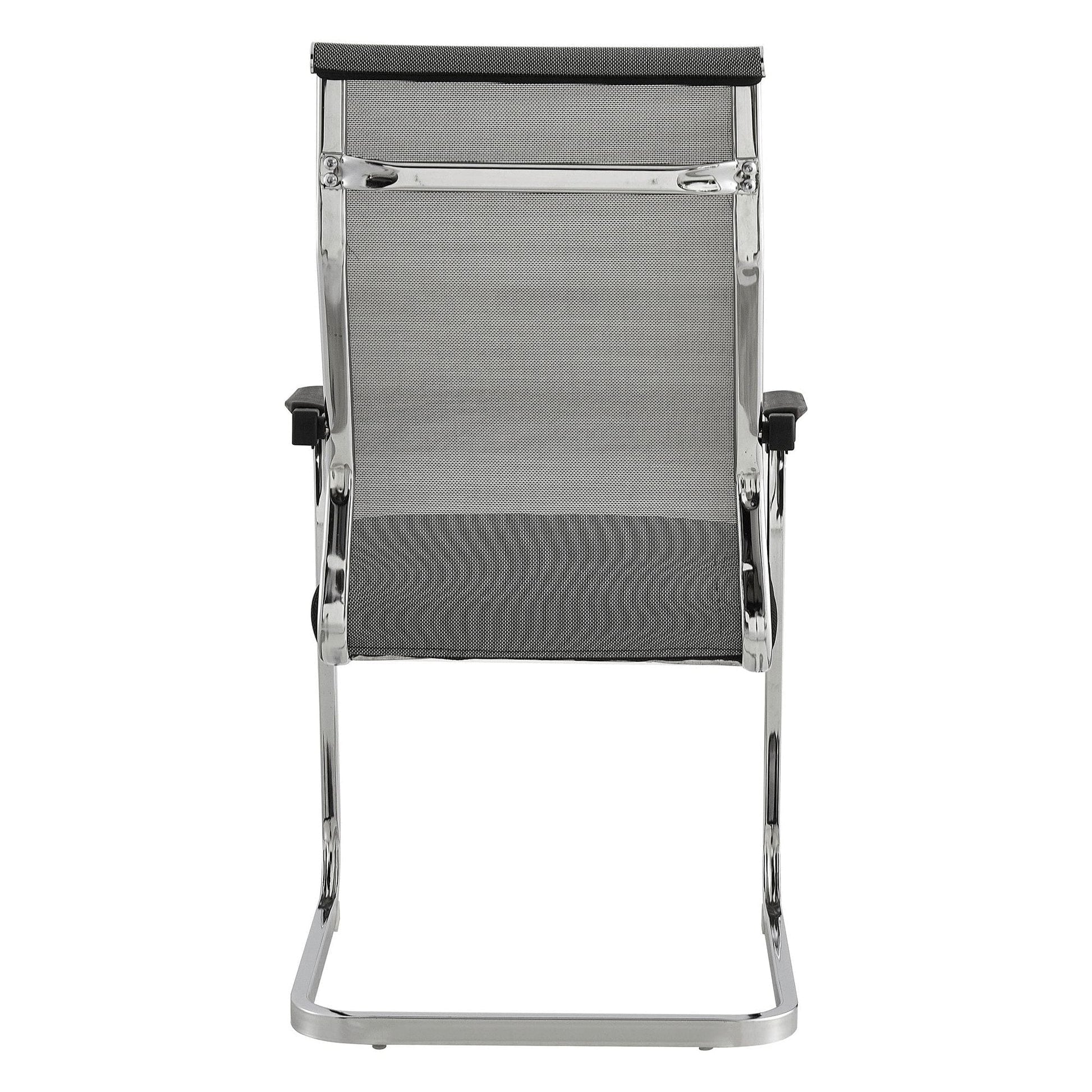 Scaun RIMALA NEW, gri/negru, plasa/metal, 56.5x64x101 cm