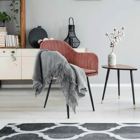 Scaun ATHENA OCN-27919, roz/negru