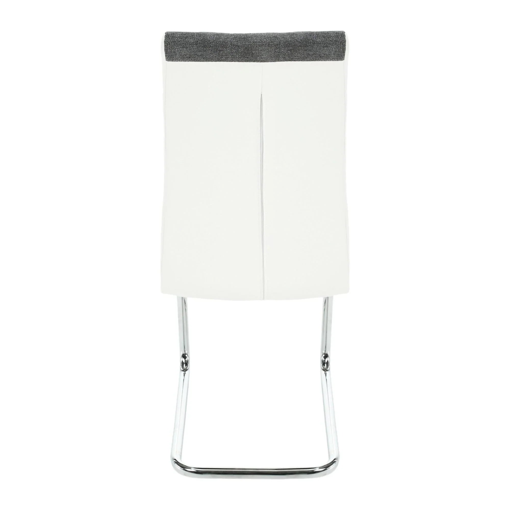 Scaun ATHENA OCN-27925, gri/alb/crom