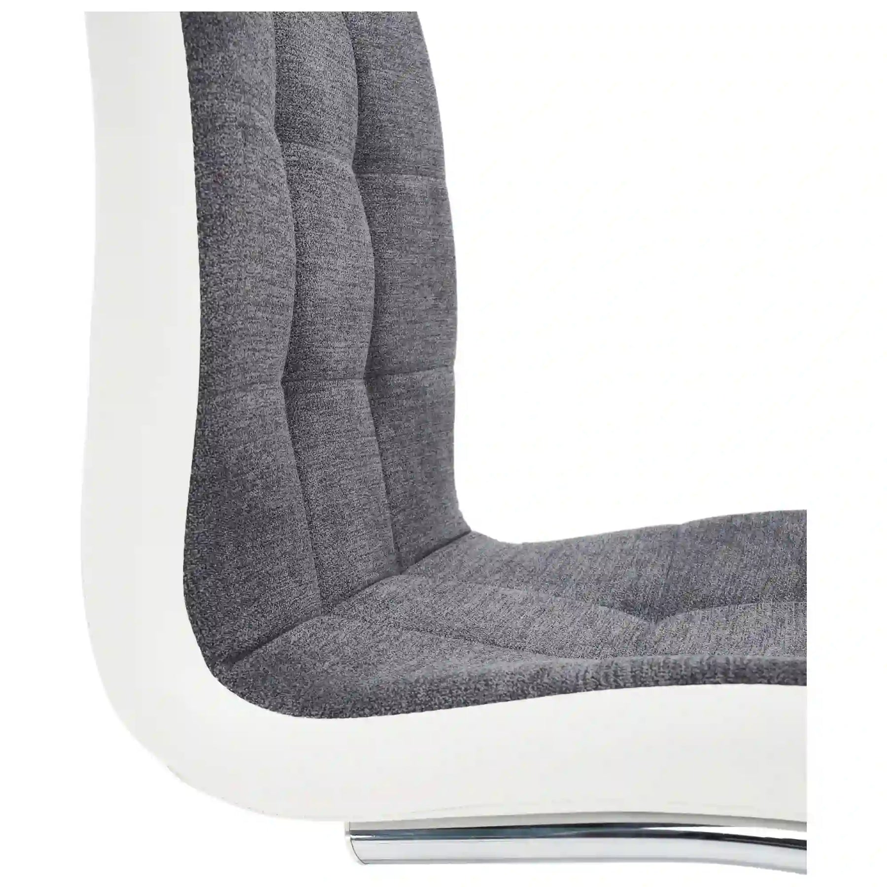 Scaun ATHENA OCN-27925, gri/alb/crom