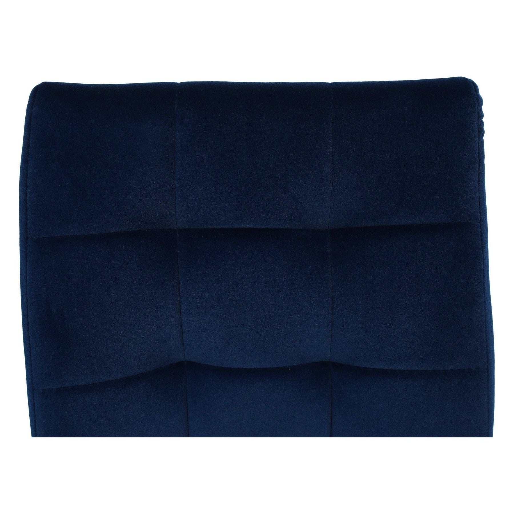 Scaun GERDA NEW, albastru, stofa clasica/metal, 42x58x103 cm