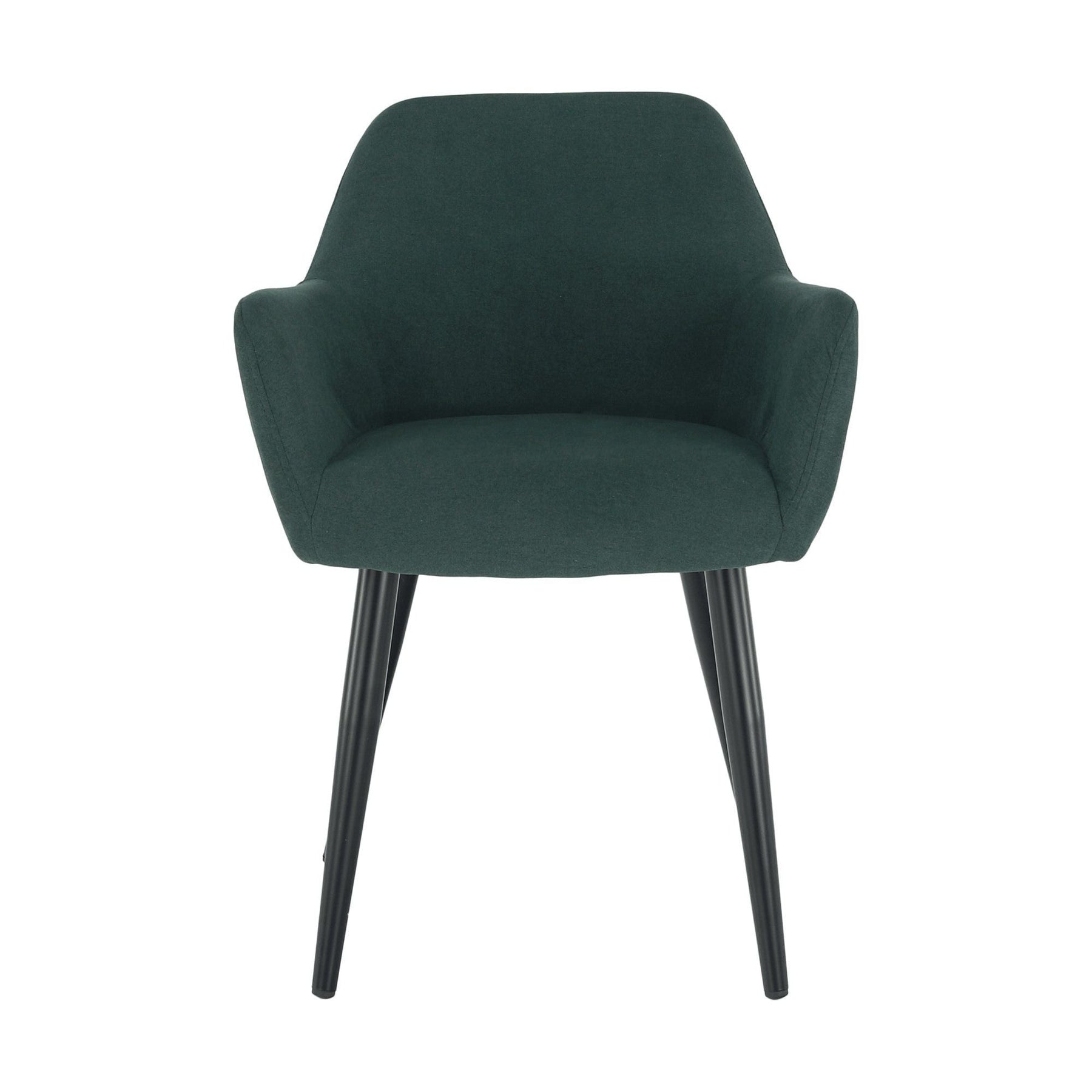 Scaun LACEY, verde/negru, stofa clasica/metal, 55x61x81 cm