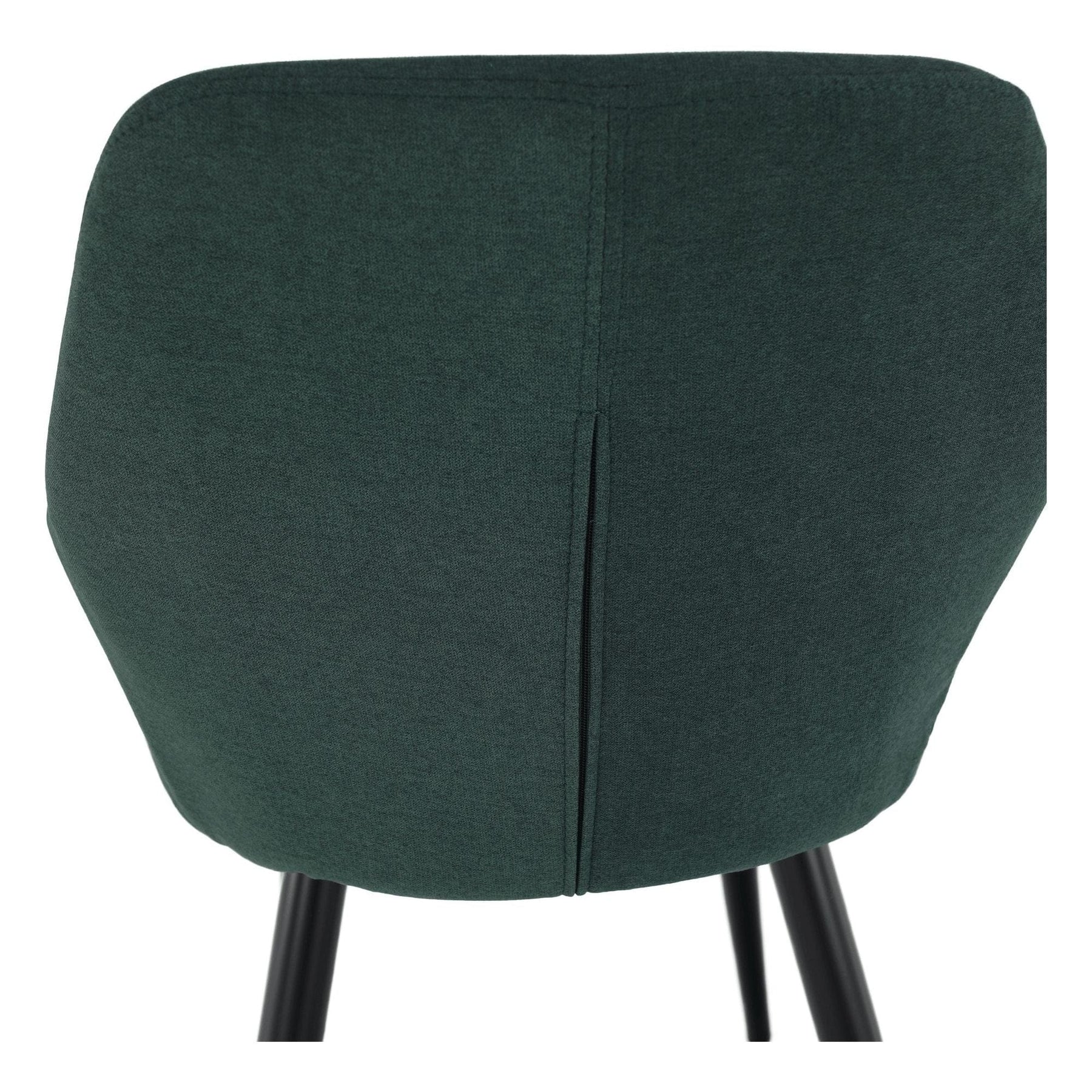 Scaun LACEY, verde/negru, stofa clasica/metal, 55x61x81 cm