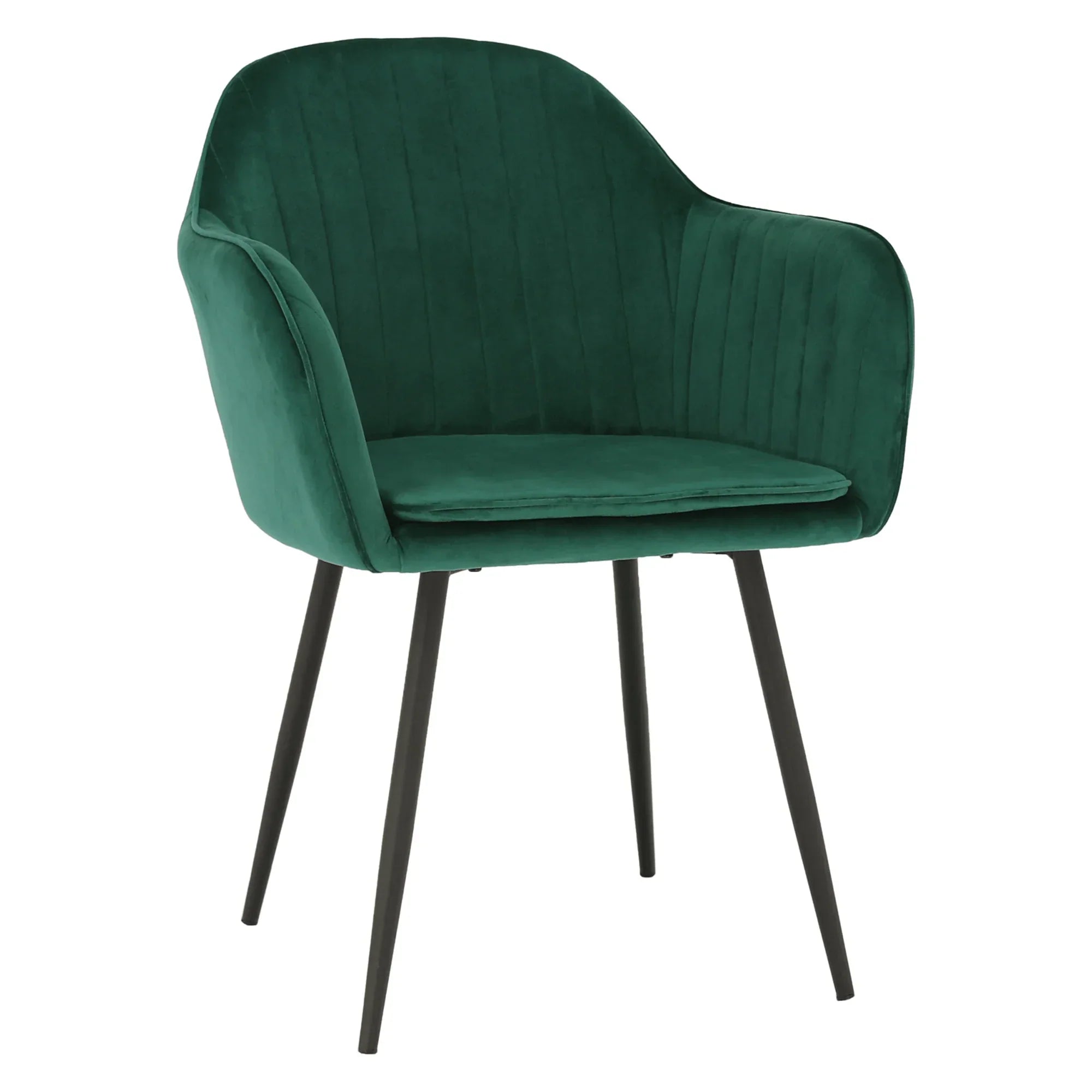 Scaun ATHENA OCN-27973, verde smarald/negru