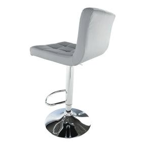 Scaun bar ATHENA OCN-27997, gri/crom
