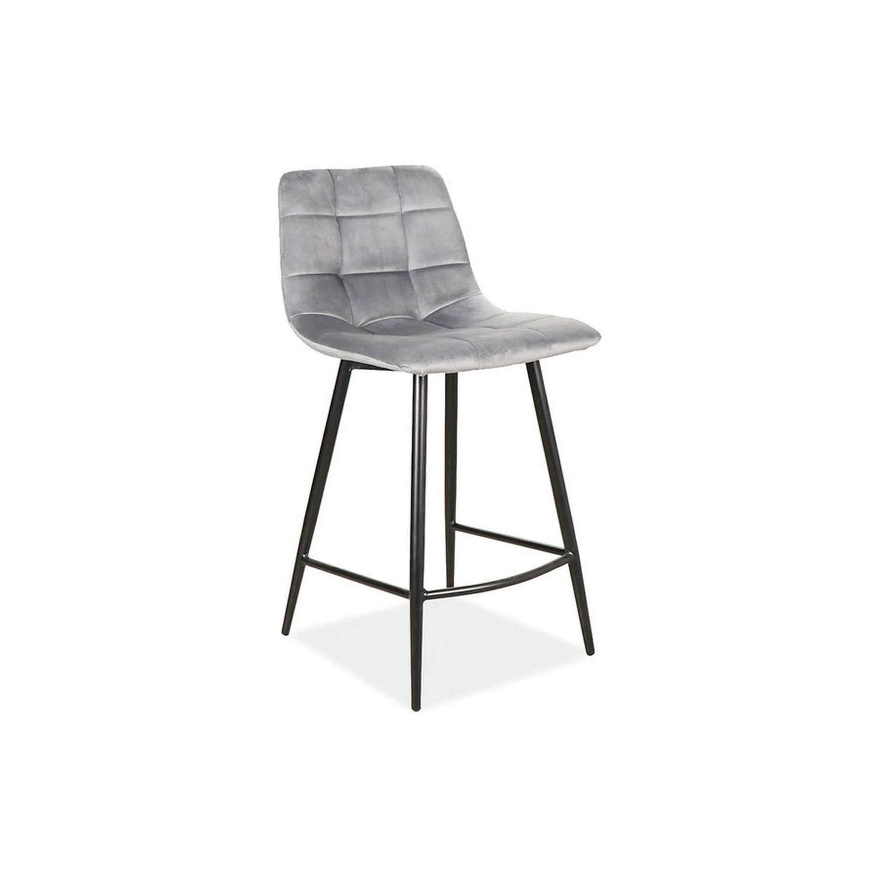 Scaun bar DETROIT OCN-38950, gri/negru