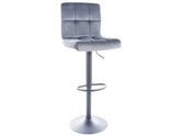 Scaun bar DETROIT OCN-38956, gri/negru