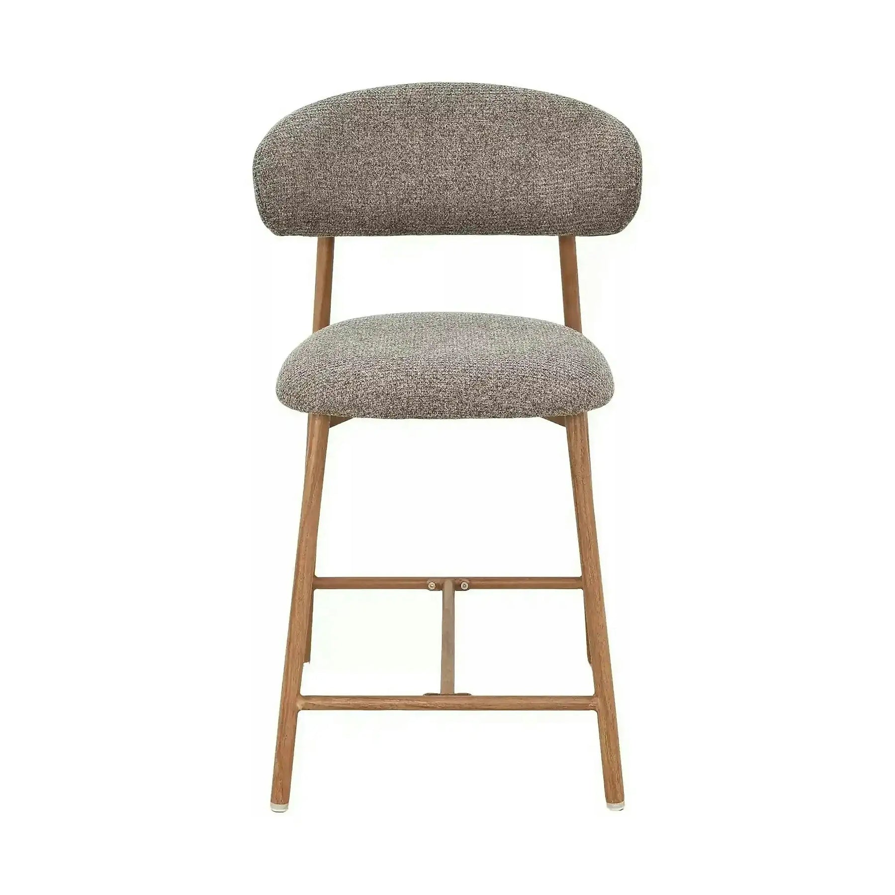 Scaun bar ELTON H-2, metal, stejar