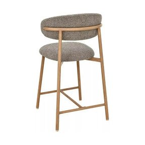 Scaun bar ELTON H-2, metal, stejar