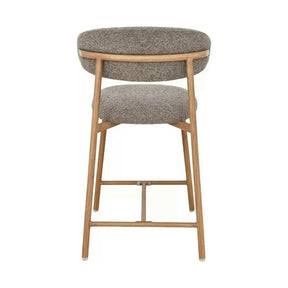 Scaun bar ELTON H-2, metal, stejar
