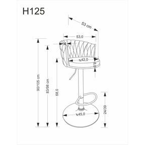 Scaun bar HOUSTON OCN-36720, bej