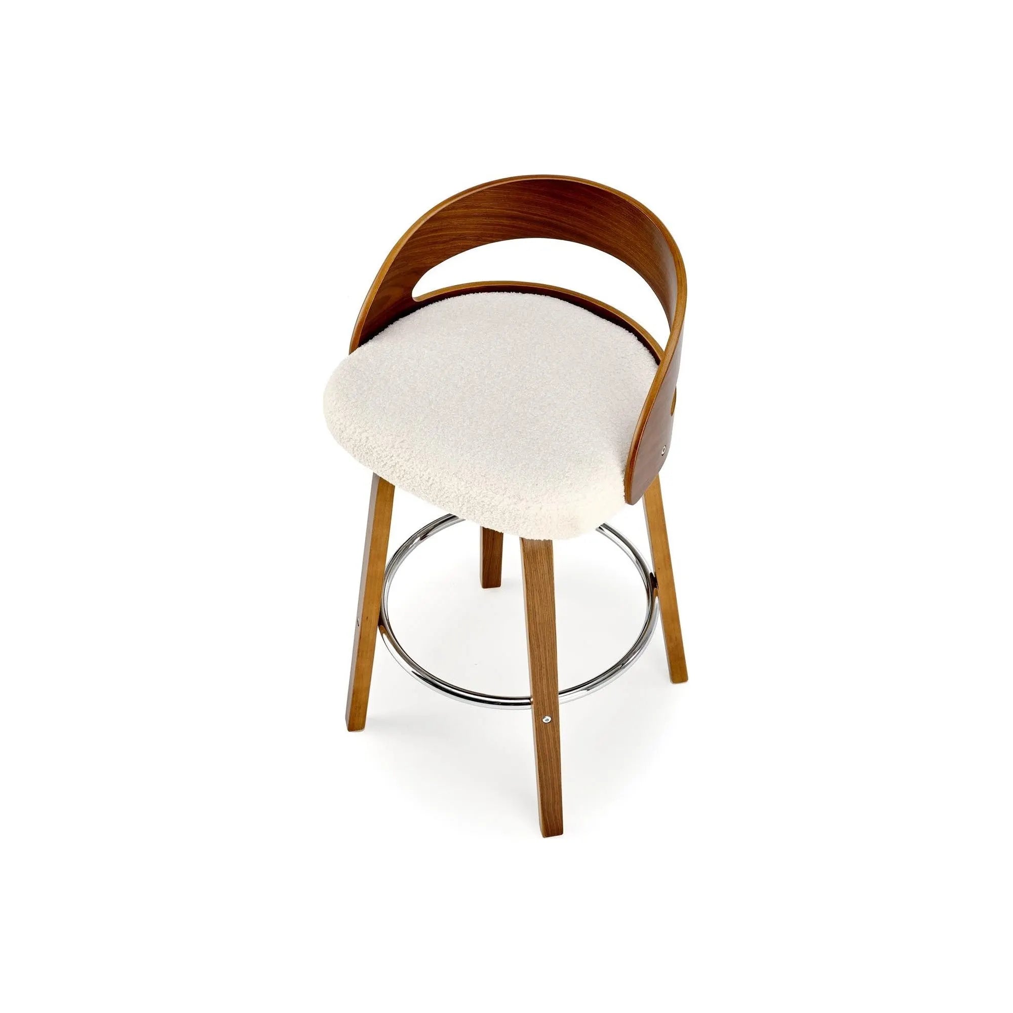 Scaun bar HOUSTON OCN-36732, crem/nuc