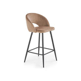 Scaun bar HOUSTON OCN-36733, bej/negru