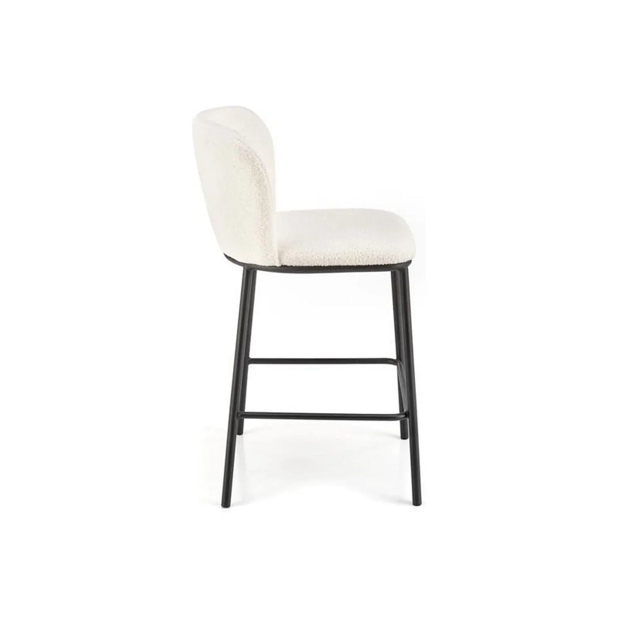 Scaun bar HOUSTON OCN-36734, crem/negru