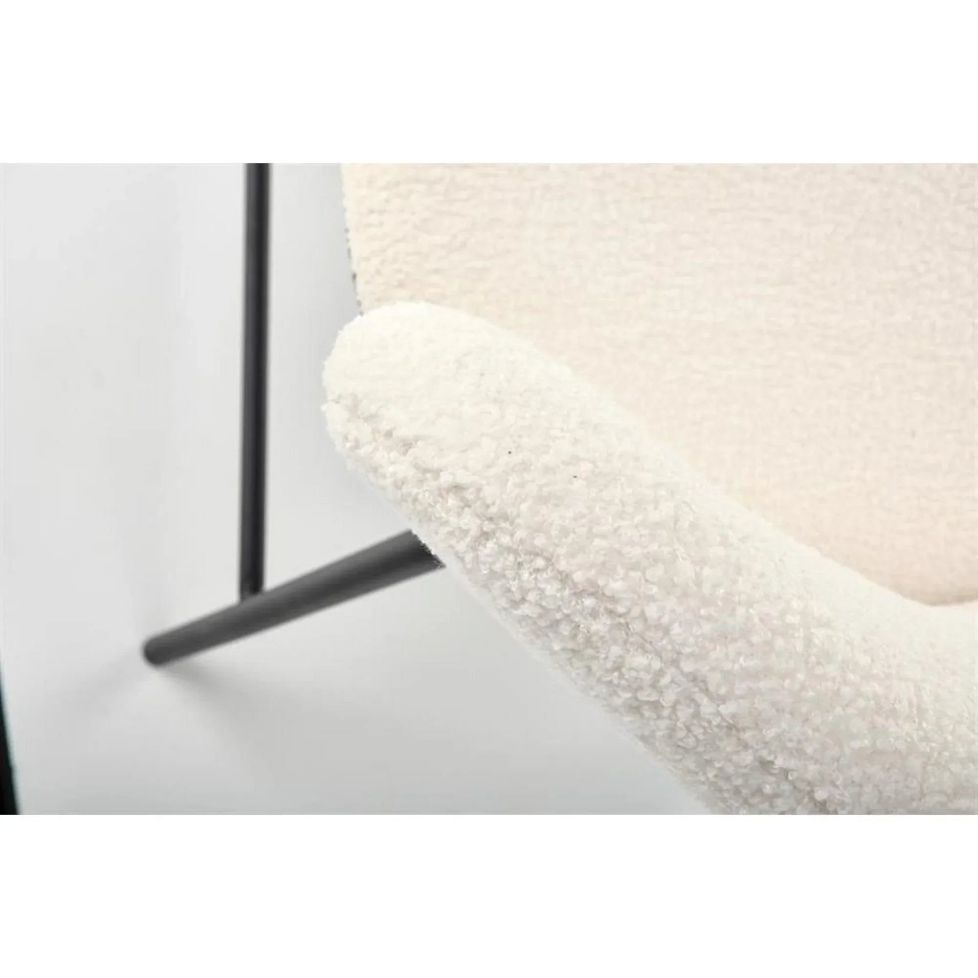 Scaun bar HOUSTON OCN-36734, crem/negru