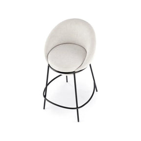 Scaun bar HOUSTON OCN-36736, bej/negru