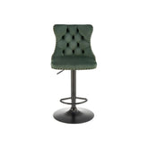 Scaun bar HOUSTON OCN-36740, verde/negru