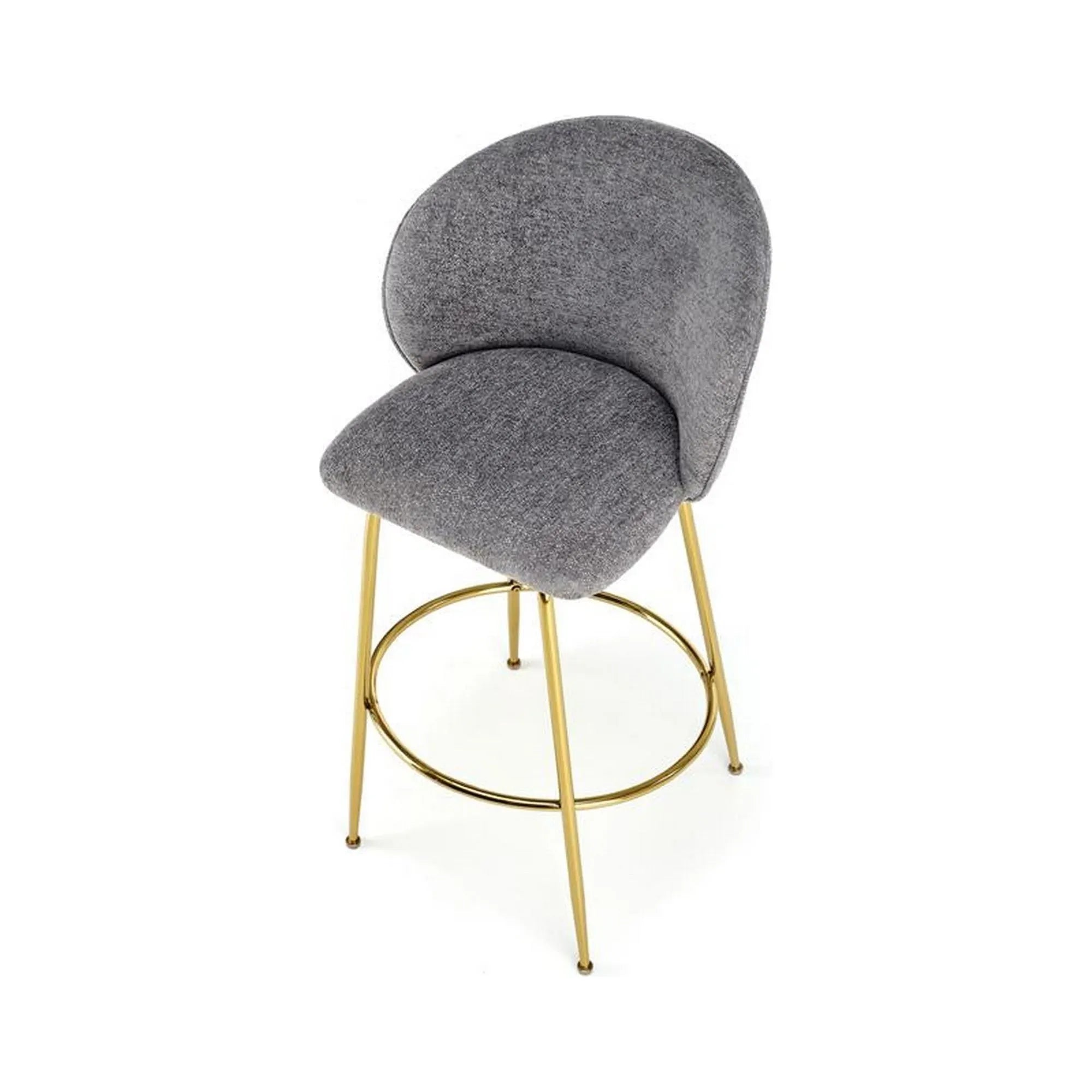 Scaun bar HOUSTON OCN-36741, gri/auriu