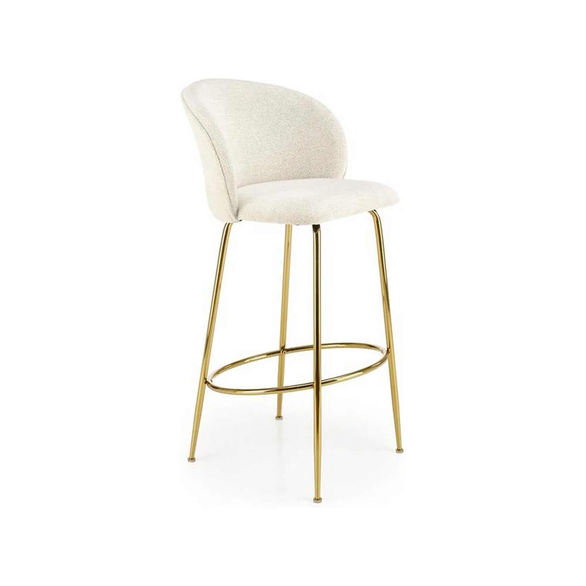 Scaun bar HOUSTON OCN-36743, crem/auriu