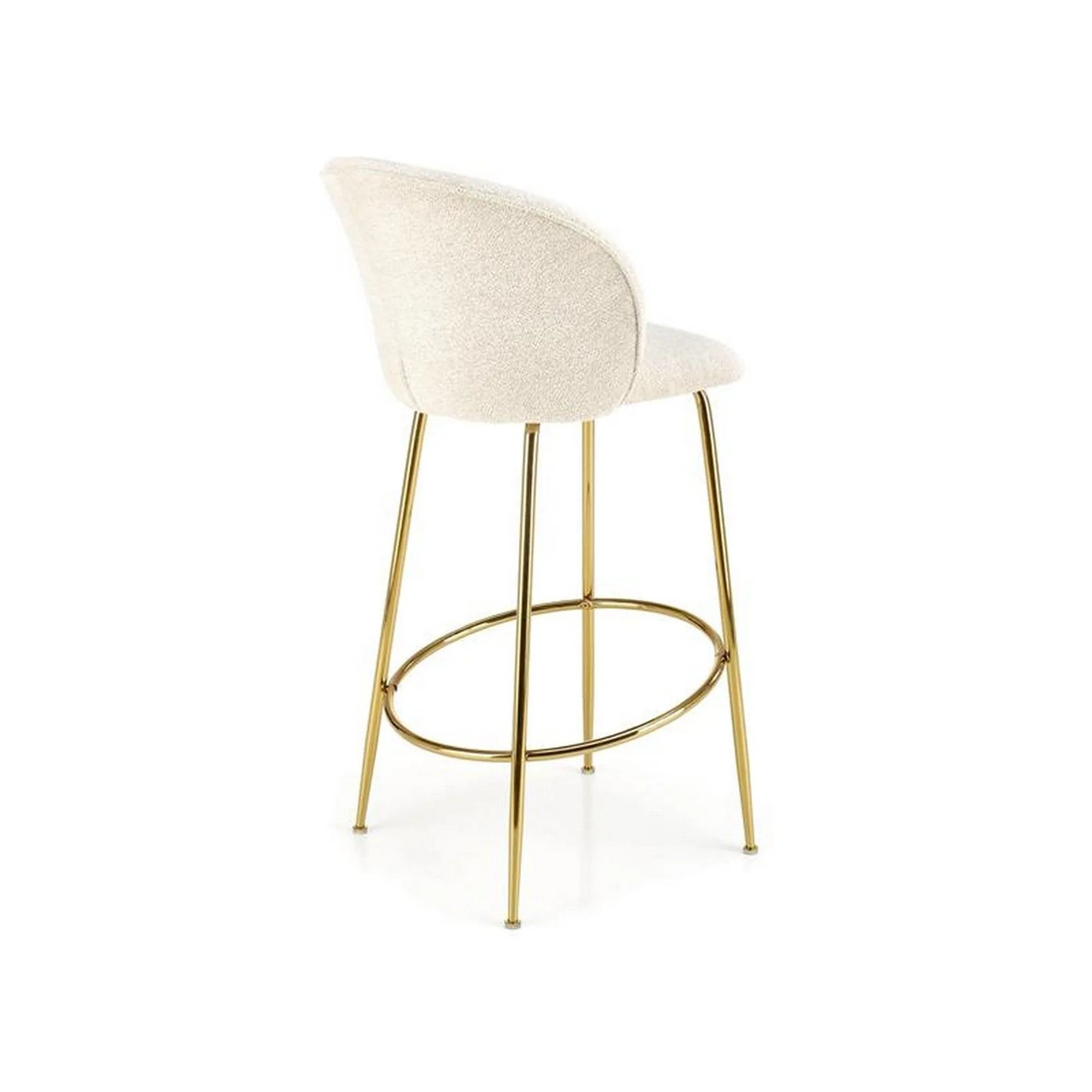 Scaun bar HOUSTON OCN-36743, crem/auriu