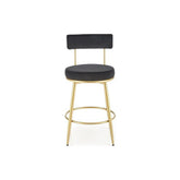 Scaun bar HOUSTON OCN-36744, negru/auriu