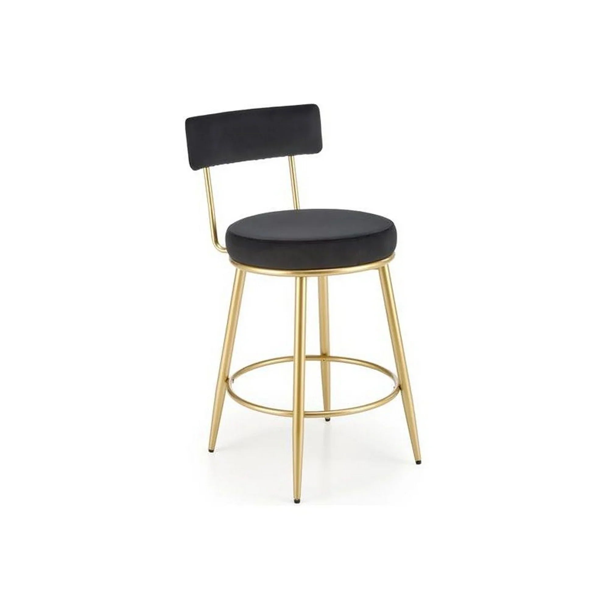 Scaun bar HOUSTON OCN-36744, negru/auriu