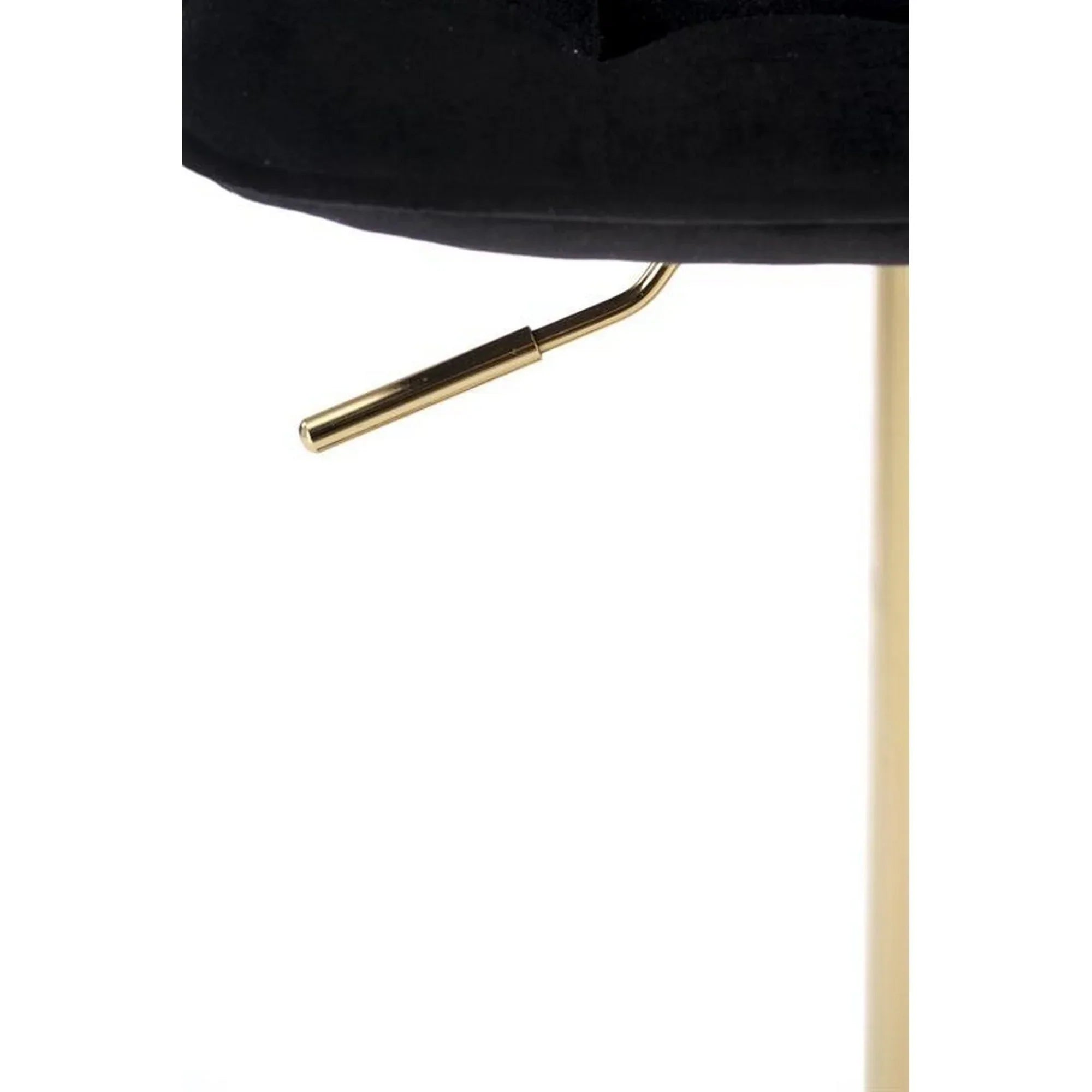 Scaun bar HOUSTON OCN-36747, negru/auriu