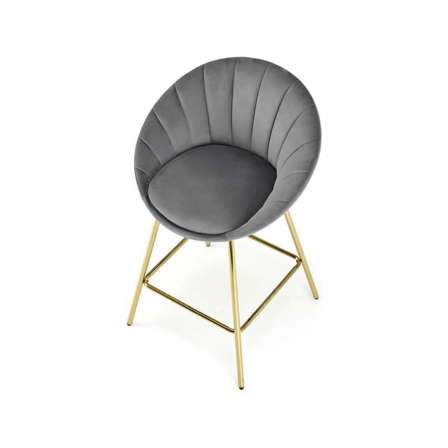 Scaun bar HOUSTON OCN-36751, gri/auriu