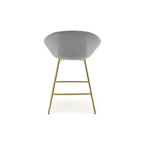 Scaun bar HOUSTON OCN-36751, gri/auriu