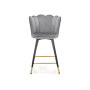 Scaun bar HOUSTON OCN-36753, gri/negru