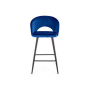 Scaun bar HOUSTON OCN-36762, albastru/negru