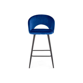 Scaun bar HOUSTON OCN-36762, albastru/negru