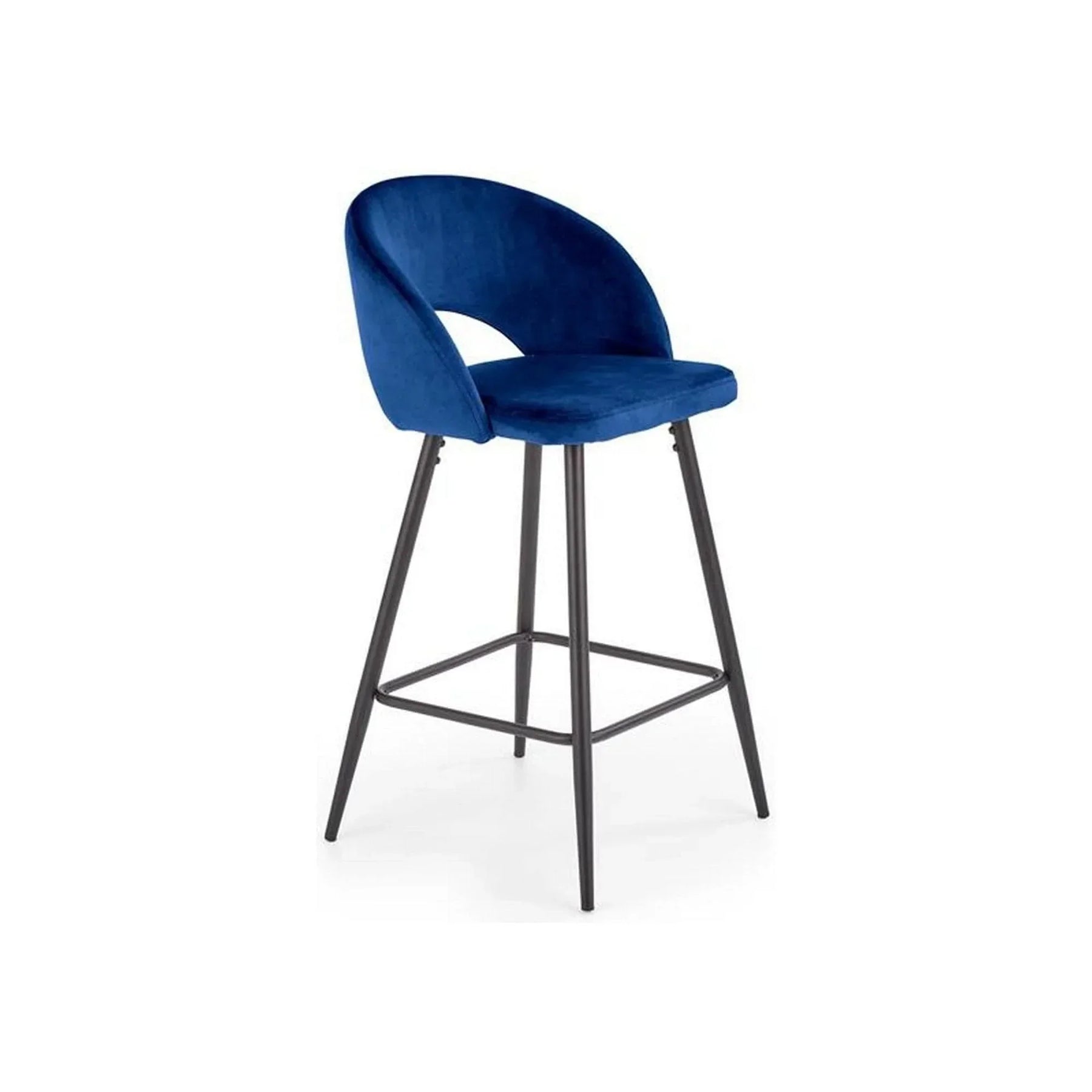 Scaun bar HOUSTON OCN-36762, albastru/negru