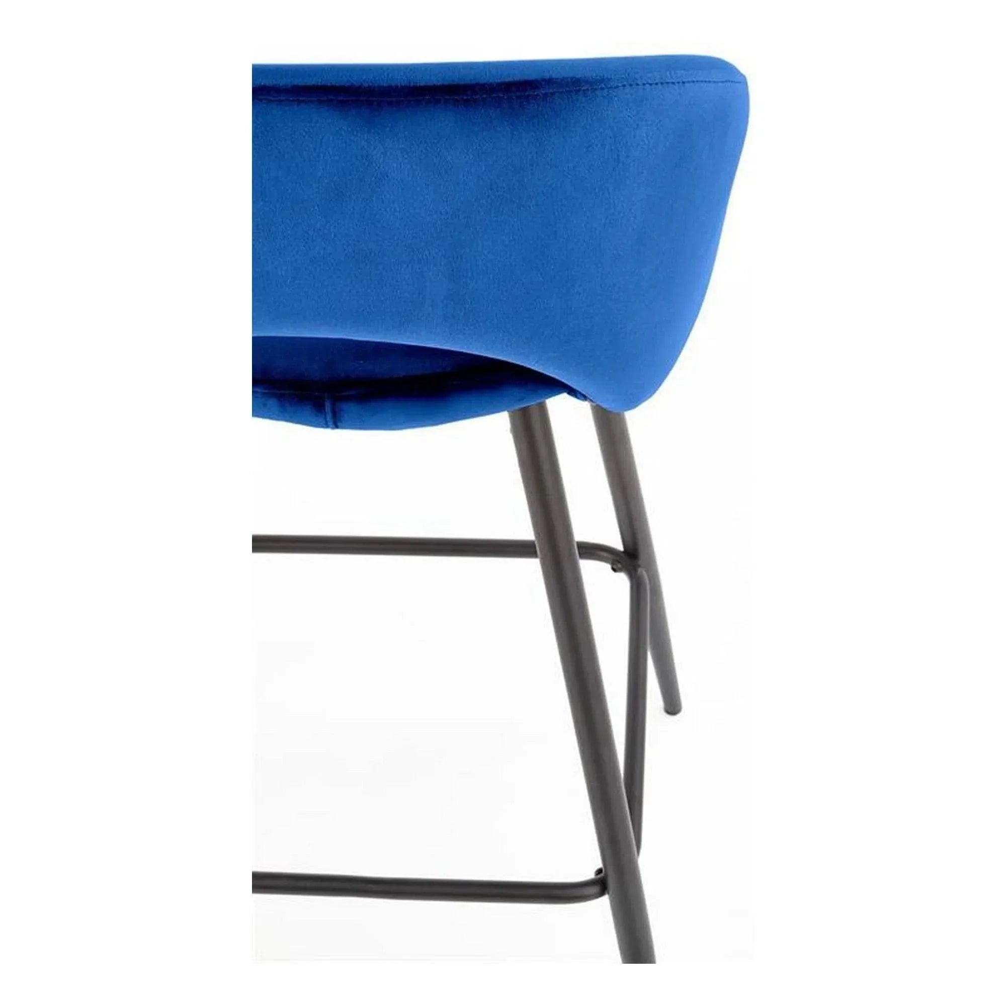 Scaun bar HOUSTON OCN-36762, albastru/negru