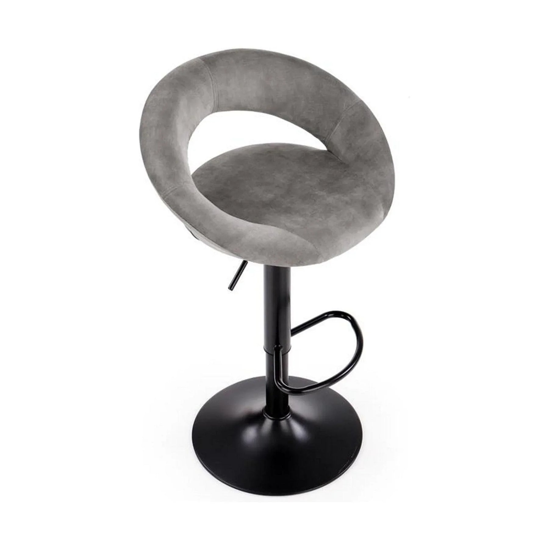 Scaun bar HOUSTON OCN-36766, gri/negru