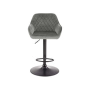 Scaun bar HOUSTON OCN-36768, gri/negru