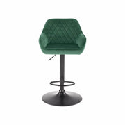 Scaun bar HOUSTON OCN-36769, verde/negru