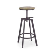 Scaun bar HOUSTON OCN-36779, stejar gri/gri