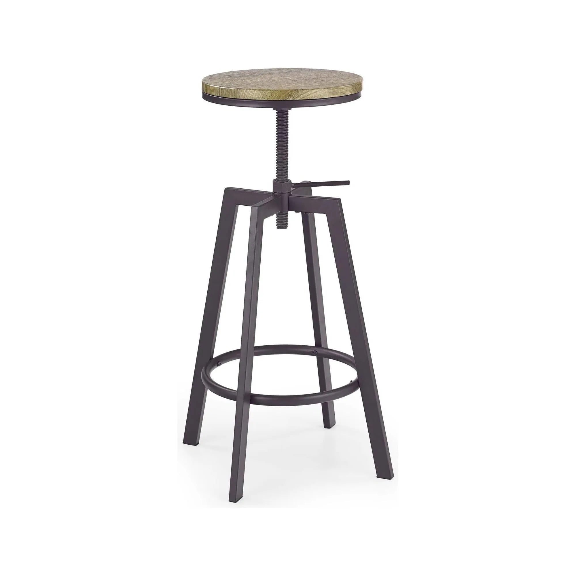 Scaun bar HOUSTON OCN-36779, stejar gri/gri