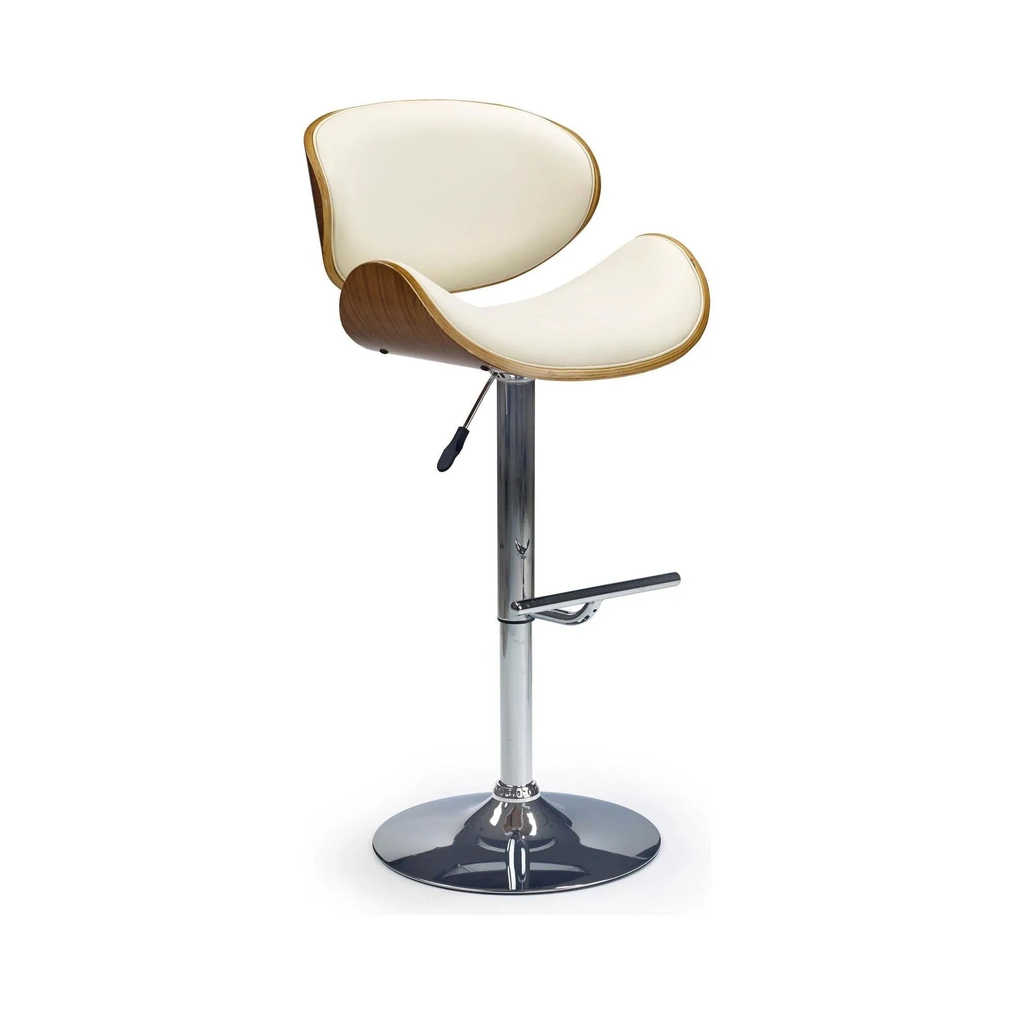 Scaun bar HOUSTON OCN-36782, crem/nuc/crom