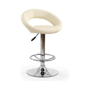 Scaun bar HOUSTON OCN-36785, crem/crom