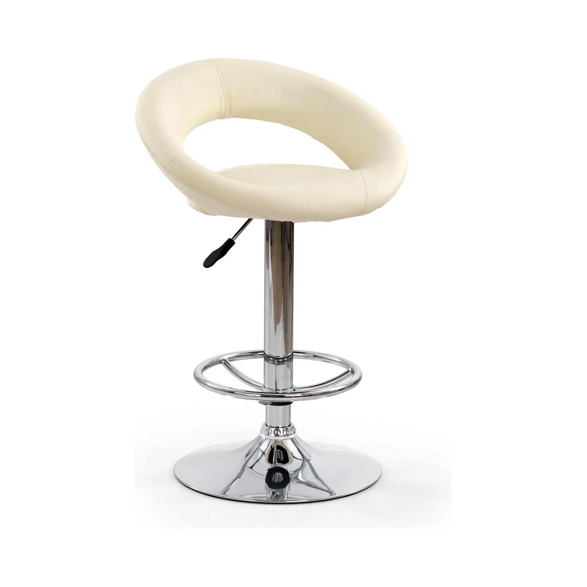 Scaun bar HOUSTON OCN-36785, crem/crom