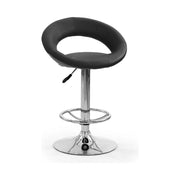 Scaun bar HOUSTON OCN-36786, negru/crom