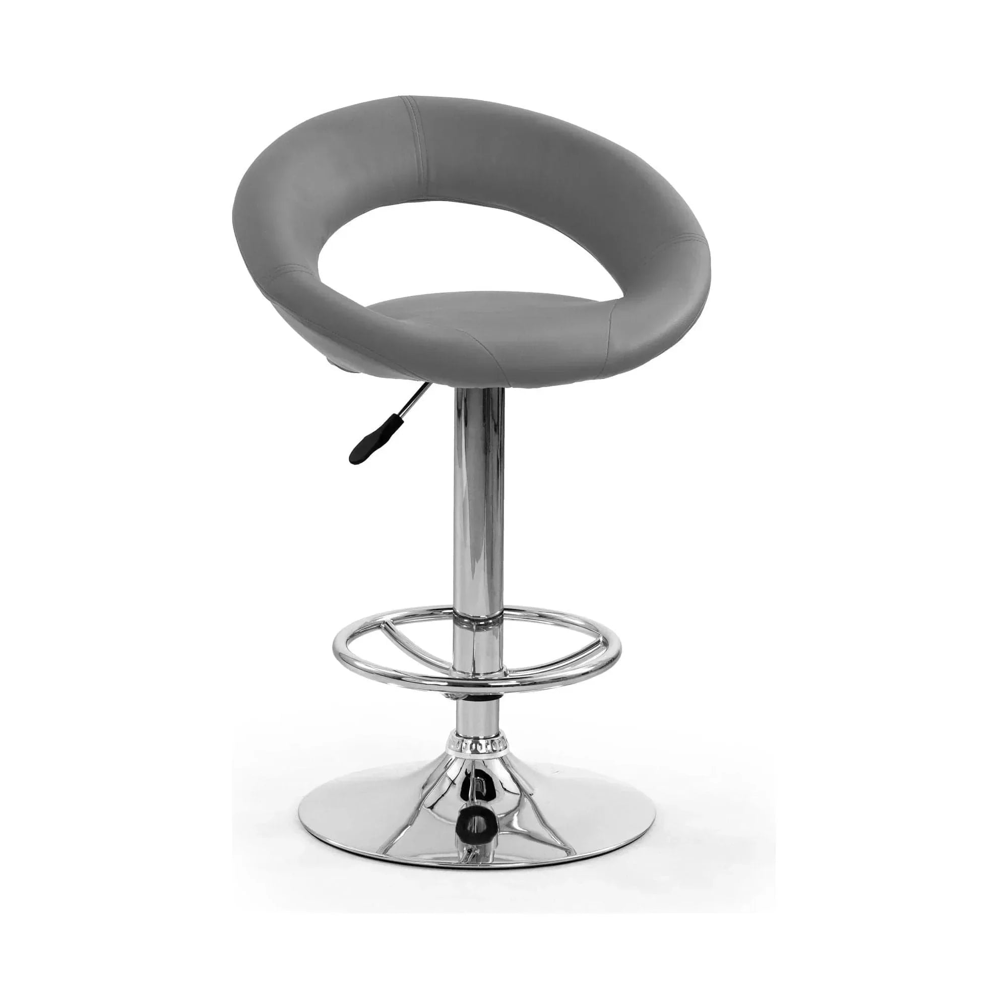 Scaun bar HOUSTON OCN-36789, gri/crom