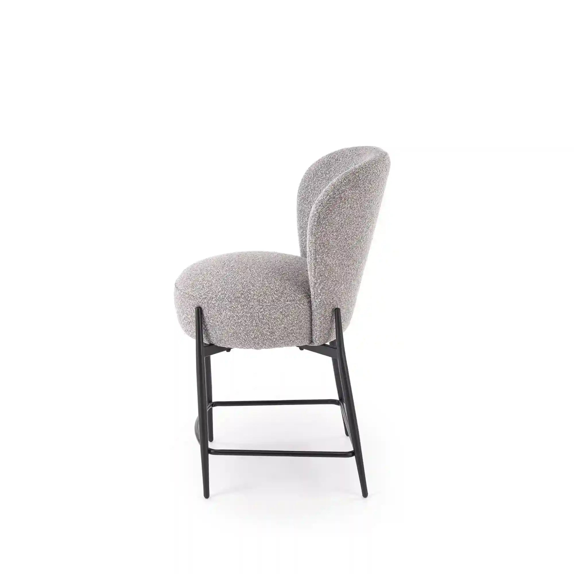 Scaun bar HOUSTON OCN-36794, gri/negru