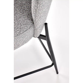 Scaun bar HOUSTON OCN-36794, gri/negru