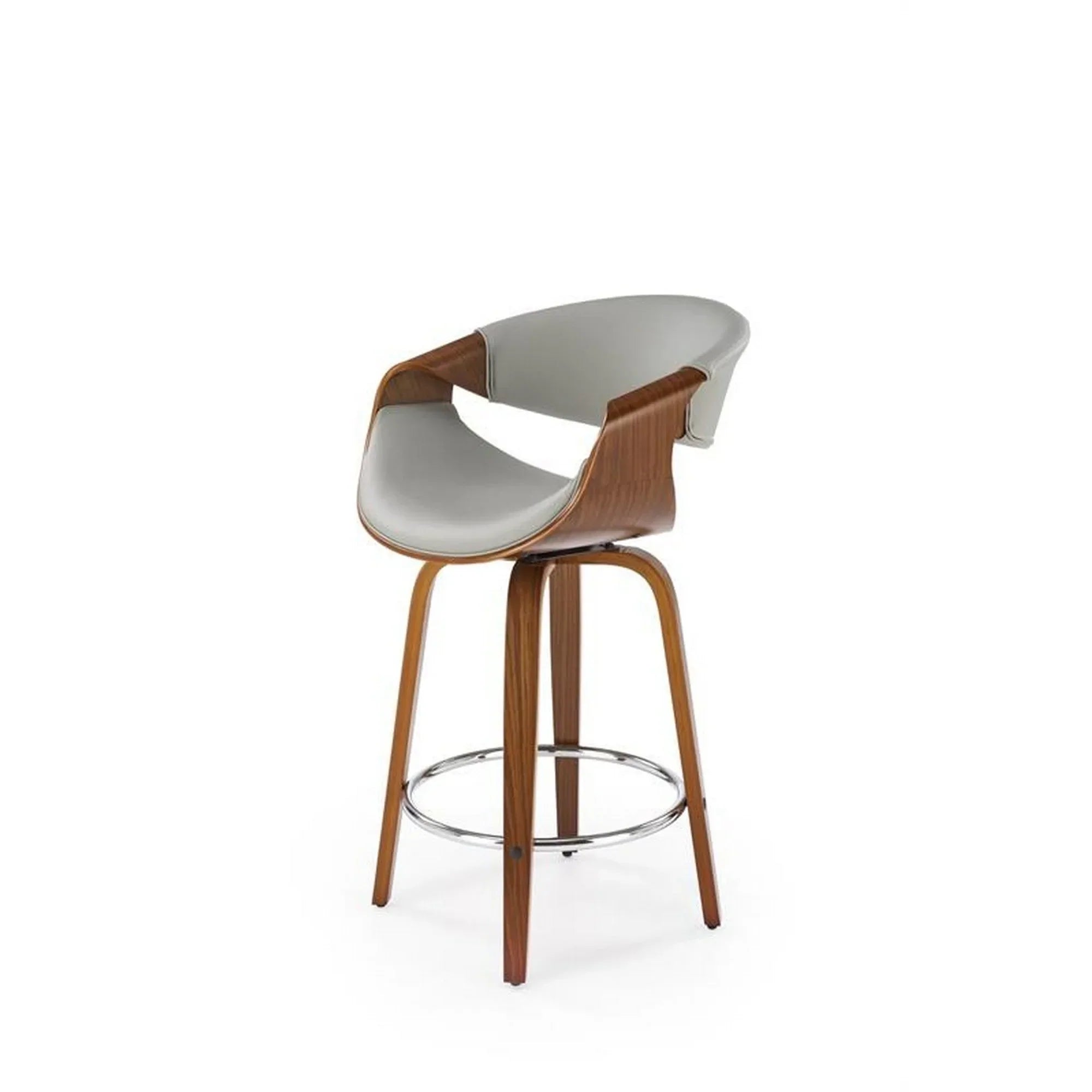 Scaun bar HOUSTON OCN-36795, gri/nuc