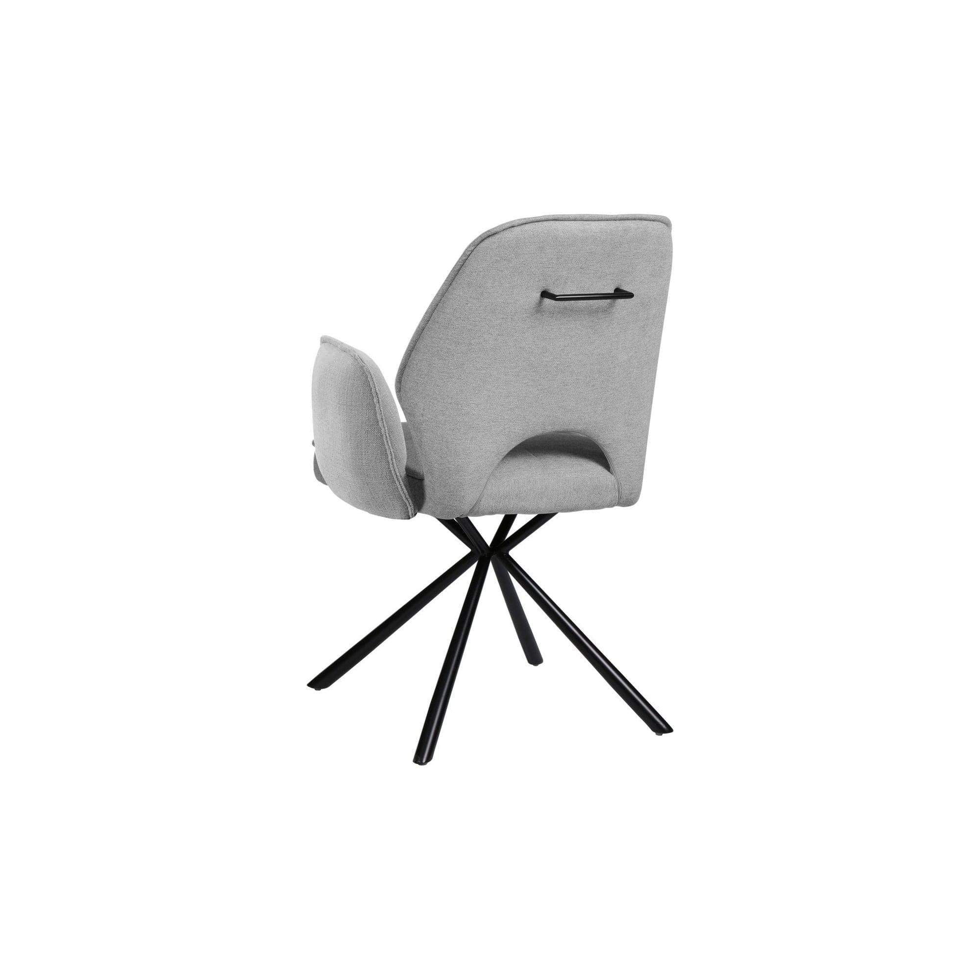 Scaun NELE structura metalica, gri, 61x61x48/86